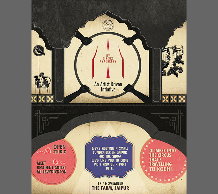 My Circus, My Monkeys invitation