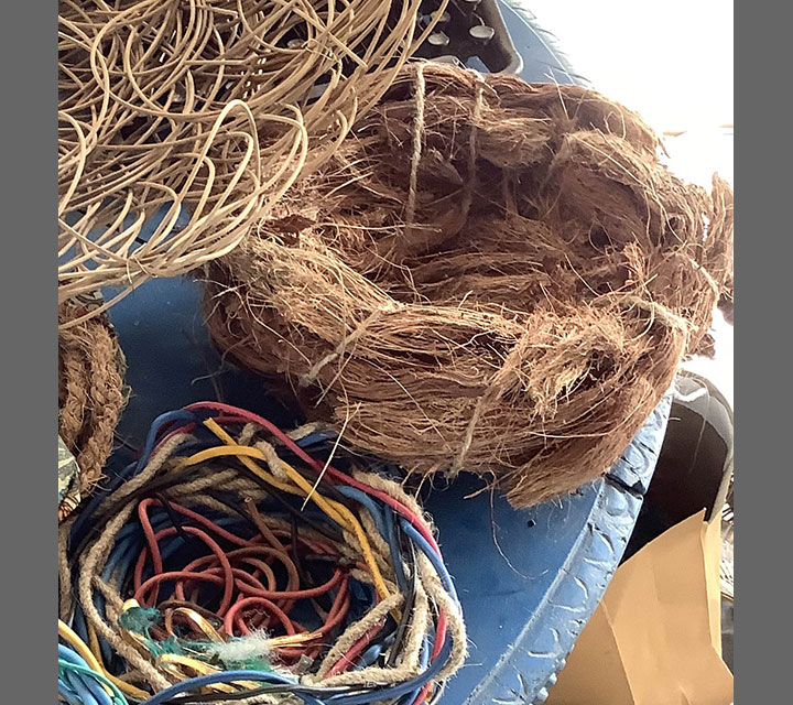 <em>Weaving the Nest of Our Story</em> (detail), The Farm, Jaipur, India